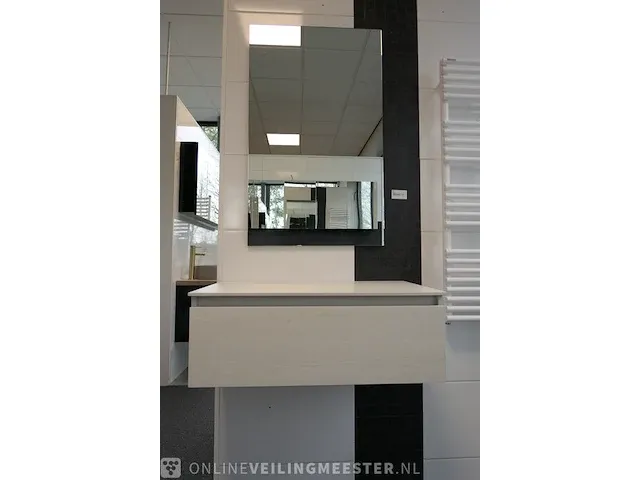 Badmeubel pelipal, witte boomschors - afbeelding 1 van  8