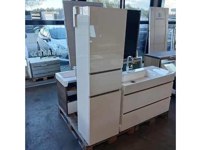 Badmeubel, primabad, glans wit - afbeelding 2 van  14