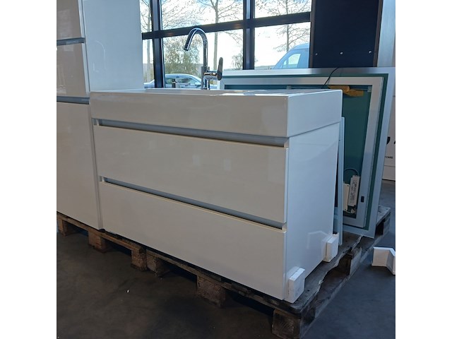 Badmeubel, primabad, glans wit - afbeelding 8 van  14