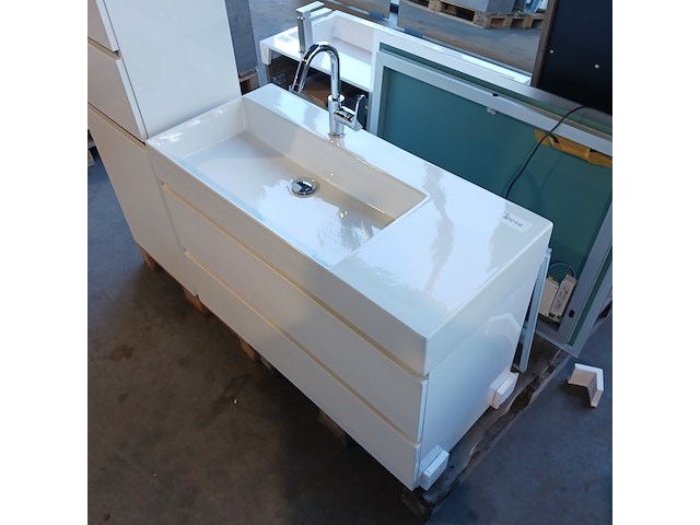 Badmeubel, primabad, glans wit - afbeelding 11 van  14