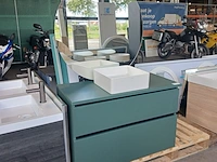 Badmeubel, sani supply, ribbet, mosgroen - afbeelding 1 van  12