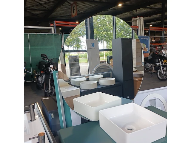 Badmeubel, sani supply, ribbet, mosgroen - afbeelding 5 van  12