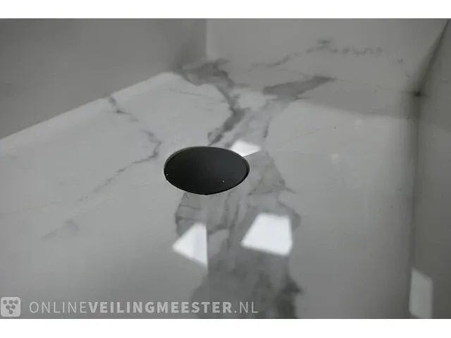 Badmeubel sanibell, mat zwart boomschors - afbeelding 3 van  18