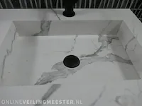 Badmeubel sanibell, mat zwart boomschors - afbeelding 7 van  18