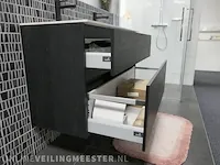 Badmeubel sanibell, mat zwart boomschors - afbeelding 13 van  18