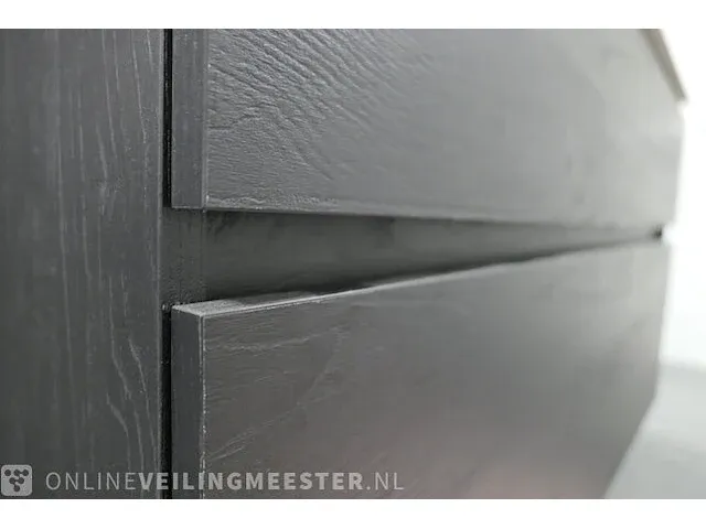 Badmeubel sanibell, mat zwart boomschors - afbeelding 16 van  18