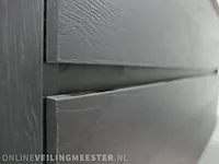 Badmeubel sanibell, mat zwart boomschors - afbeelding 16 van  18