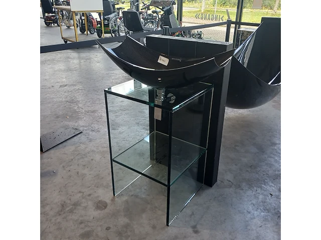 Badmeubel, splinterworks, vessel, antraciet / black - afbeelding 4 van  11