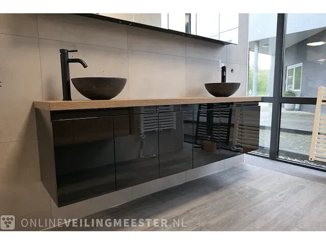 Badmeubel stadler, glans zwart - afbeelding 14 van  19