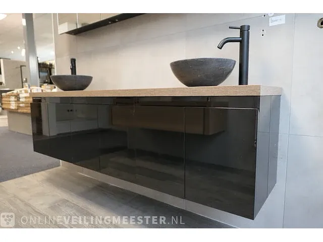 Badmeubel stadler, glans zwart - afbeelding 15 van  19