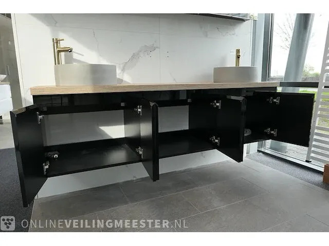 Badmeubel stadler, glans zwart - afbeelding 19 van  21