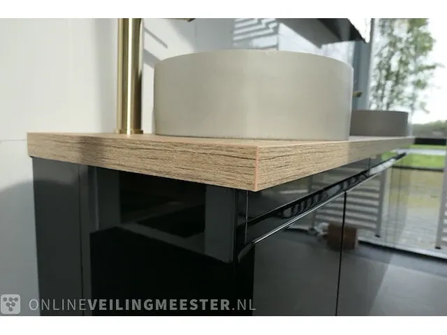 Badmeubel stadler, glans zwart - afbeelding 21 van  21
