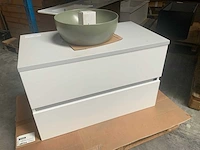 Badmeubel wit 90cm - afbeelding 1 van  5