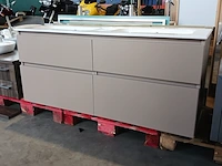 Badmeubel, xenz, collectie one, taupe - afbeelding 9 van  16
