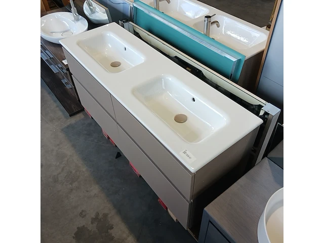 Badmeubel, xenz, collectie one, taupe - afbeelding 10 van  16