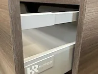 Badmeubel xs- 100cm met keramische wastafel hr badmeubelen, badmeubel, espresso - afbeelding 10 van  11