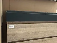 Badmeubel xxl-120 met spiegelkast hr badmeubelen, badmeubel, grijs eiken - afbeelding 4 van  11
