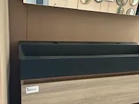 Badmeubel xxl-120 met spiegelkast hr badmeubelen, badmeubel, grijs eiken - afbeelding 5 van  11