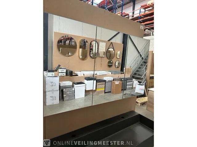 Badmeubel xxl-120 met spiegelkast hr badmeubelen, badmeubel, grijs eiken - afbeelding 8 van  11