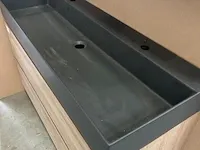 Badmeubel xxl-120 met spiegelkast hr badmeubelen, badmeubel, grijs eiken - afbeelding 11 van  11