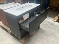 Badmeubel zwart 80cm - afbeelding 5 van  6