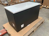 Badmeubel zwart 90cm - afbeelding 5 van  7