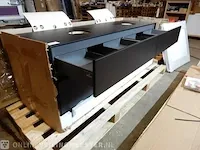 Badmeubelkast voor waskom villeroy & boch, collaro, zwart, , 160x50x55 - afbeelding 2 van  3