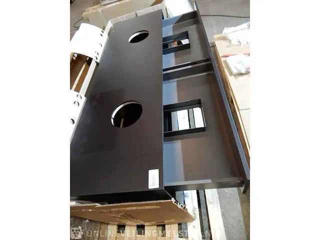 Badmeubelkast voor waskom villeroy & boch, collaro, zwart, , 160x50x55 - afbeelding 3 van  3