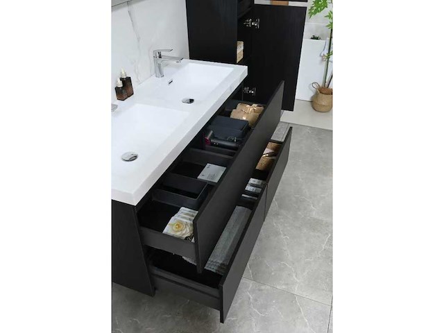 Badmeubelset - vonato - calmwood 120 - 2-persoons 120 cm - afbeelding 5 van  10