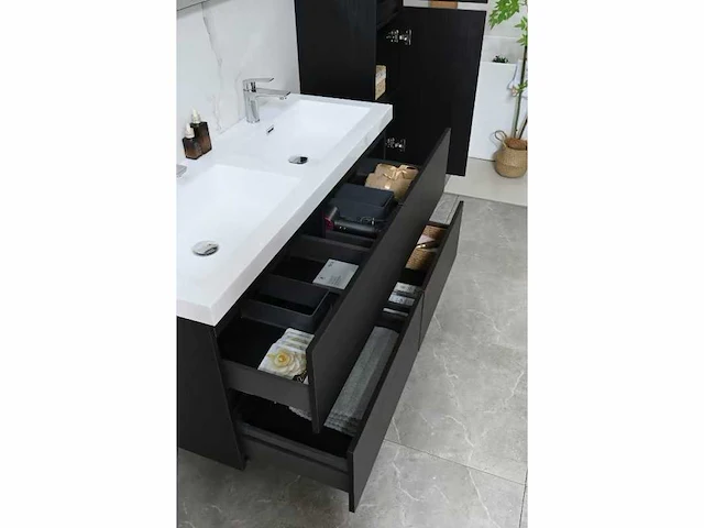 Badmeubelset - vonato - calmwood 120 - 2-persoons 120 cm - afbeelding 4 van  10