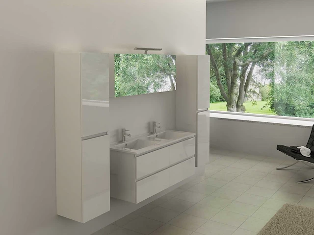 Badmeubelset - vonato - eco 40 - 2-persoons 120 cm - afbeelding 1 van  8