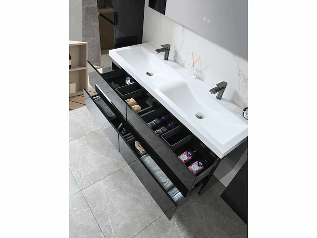 Badmeubelset - vonato - lucente 145 - 2-persoons 145 cm - afbeelding 4 van  7