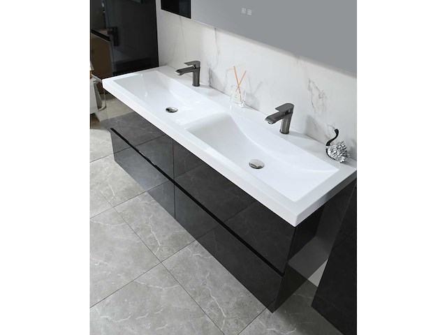 Badmeubelset - vonato - lucente 145 - 2-persoons 145 cm - afbeelding 3 van  8