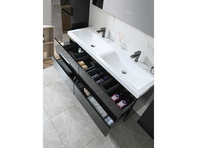 Badmeubelset - vonato - lucente 145 - 2-persoons 145 cm - afbeelding 4 van  8