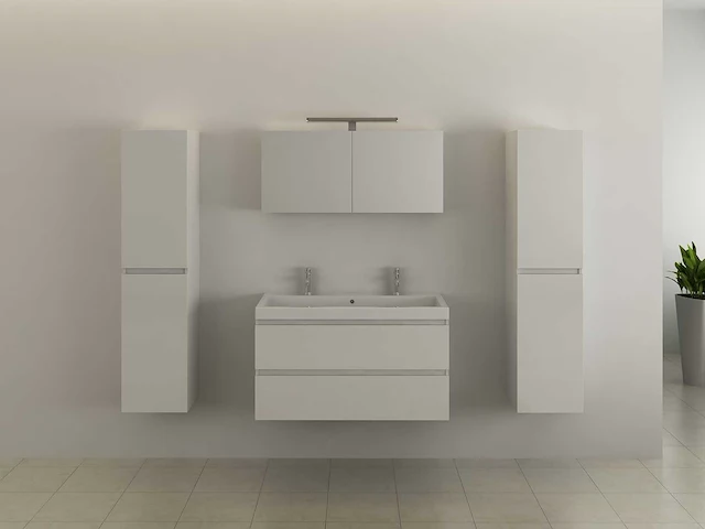 Badmeubelset - vonato - luxe bl20 - 2-persoons 100 cm - afbeelding 2 van  6