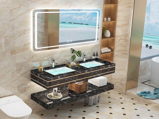 Badmeubelset - vonato - luxury 60 - 2-persoons 150 cm - afbeelding 1 van  2