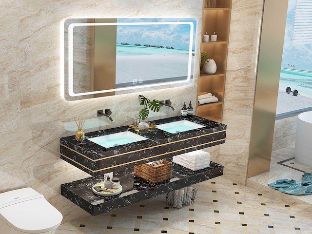 Badmeubelset - vonato - luxury 60 - 2-persoons 150 cm - afbeelding 3 van  4