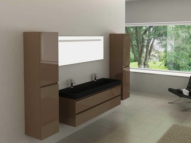 Badmeubelset - vonato - modular 100 - 2-persoons 150 cm - afbeelding 1 van  6