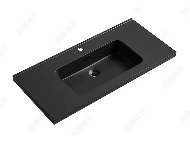 Badmeubelset 100cm - mat zwart - afbeelding 8 van  10