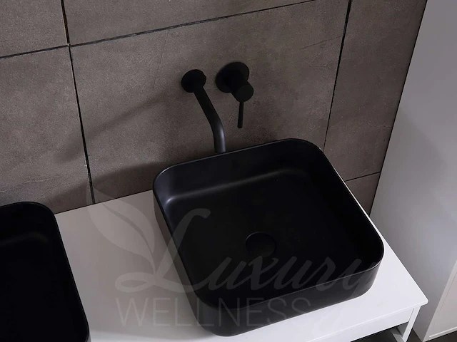 Badmeubelset 120cm (mat zwart of mat wit) - afbeelding 13 van  27
