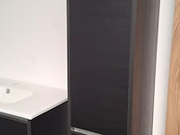 Badmeubelset incl hoge kast, thebalux, beat, mat zwart - afbeelding 5 van  6