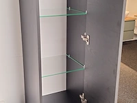 Badmeubelset incl hoge kast, thebalux, beat, mat zwart - afbeelding 6 van  6