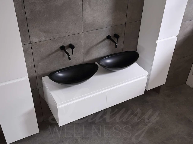 Badmeubelset mat wit 120,150 of 180cm keuze - afbeelding 5 van  49