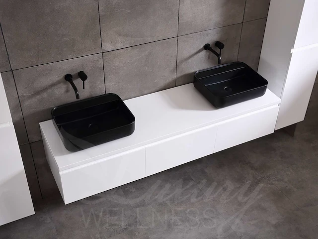 Badmeubelset mat wit 120,150 of 180cm keuze - afbeelding 31 van  49