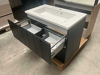 Badmeubelset zwart 80cm - afbeelding 5 van  10