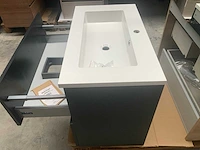 Badmeubelset zwart 80cm - afbeelding 7 van  10
