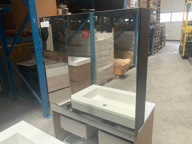 Badmeubelset zwart 80cm - afbeelding 10 van  10