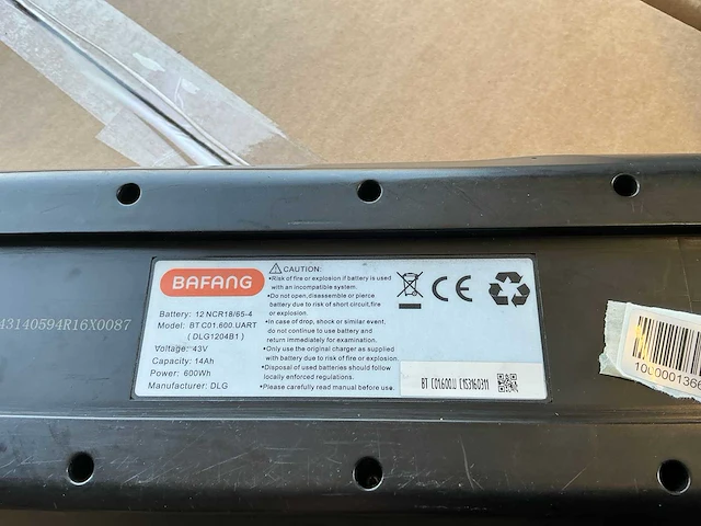 Bafang gereviseerde elektrische fiets accu (36x) - afbeelding 2 van  7