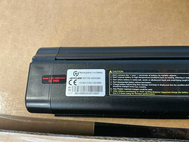 Bafang/joycube gereviseerde elektrische fiets accu (37x) - afbeelding 2 van  7