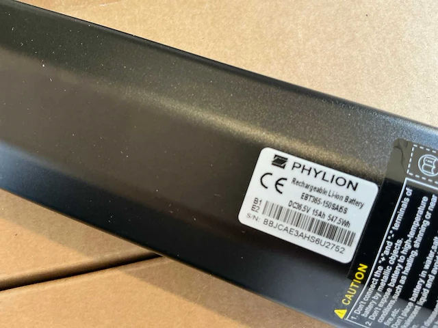 Bafang/phylion niet gereviseerde elektrische fiets accu (36x) - afbeelding 3 van  9